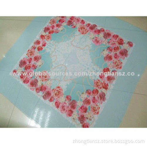 Polyester Scarf, Digital Printing, Nice Designs, Various Colors are Available